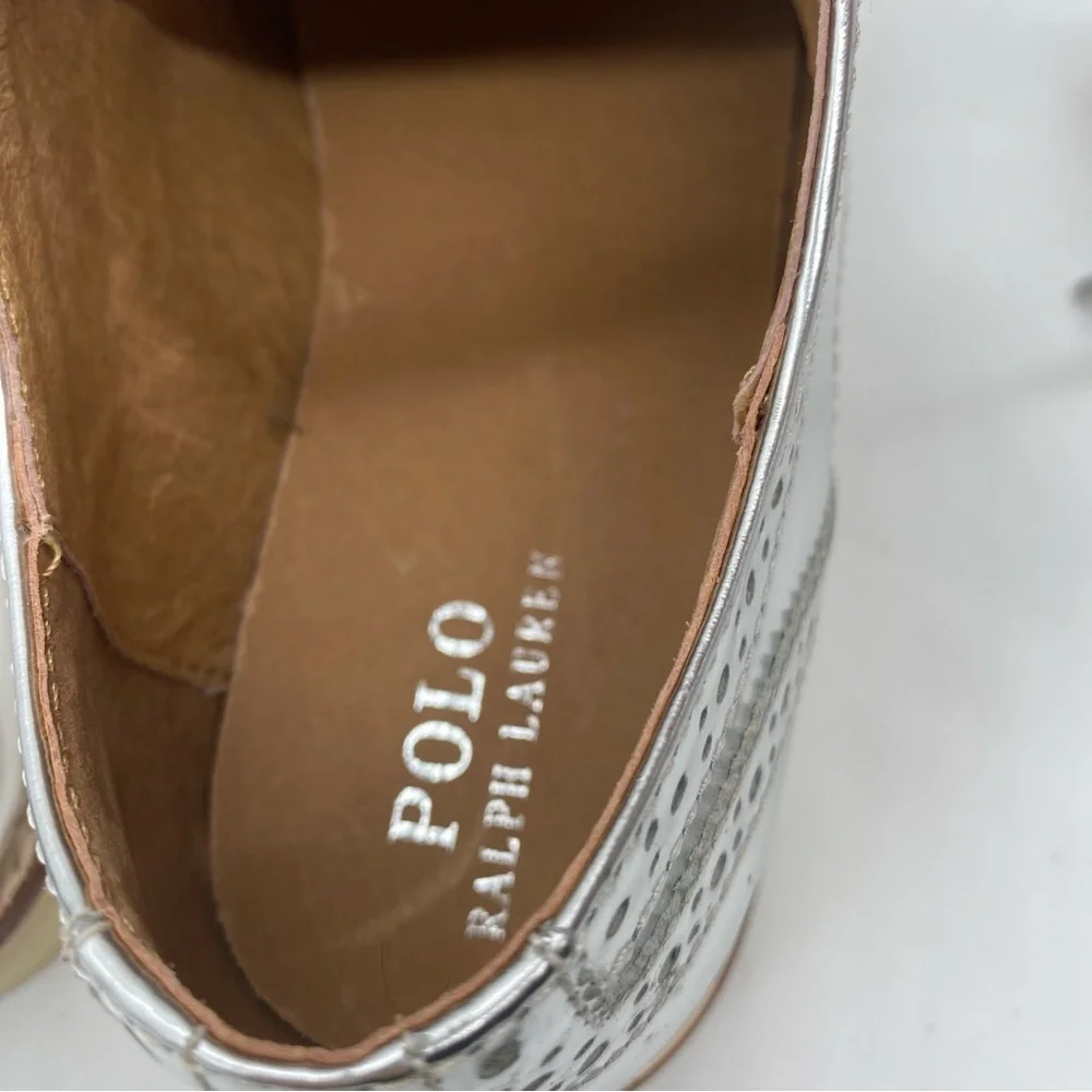 NWB Polo RL Big Kids Wing Tip Oxford size 3.5